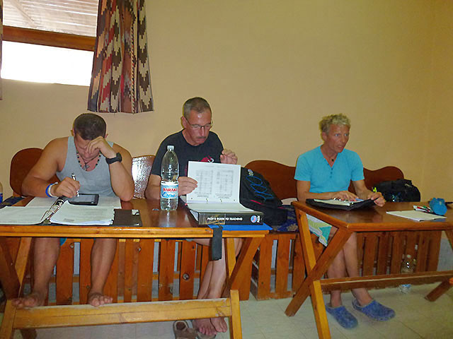 Tauchkurs Klassenraum