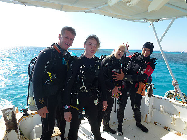 Gruppenfoto Taucher