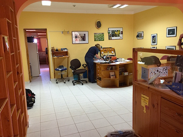 Basisbüro ausgeräumt