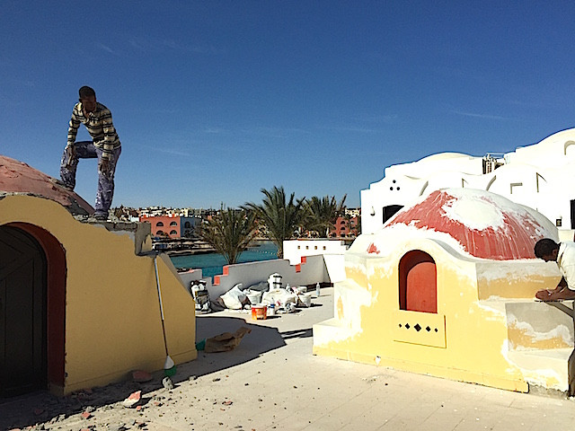 Tauchbasis Dach Renovierung