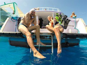 Bootsleiter und Taucher