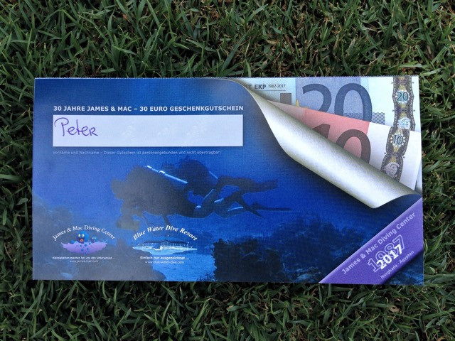 Tauchgutschein